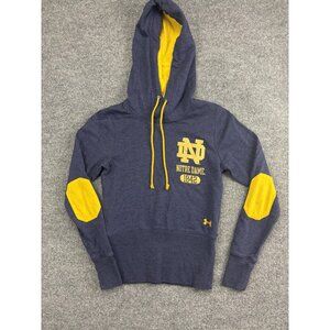 Notre Dame Fighting Irish Hoodie Womens Small NCAA Football Under Armour